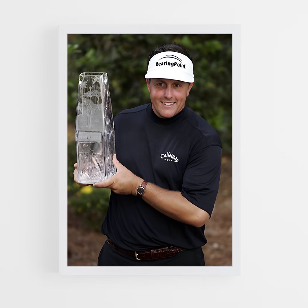 Poster Phil mickelson trophée – affiche Golf (vue 3)